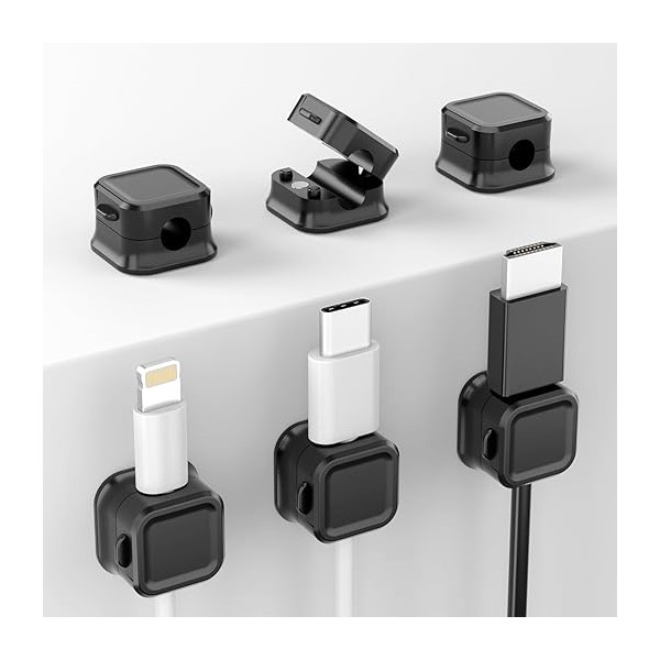 هولدر کابل درب مگنتی مدل Cable Organizer بسته 6 عددی
