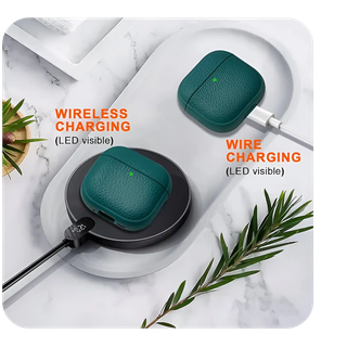 کاور چرمی ایرپاد پرو 3 / Airpod Pro 3 مدل Leather Stop Time