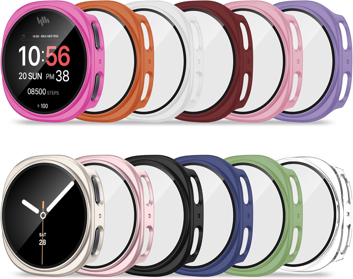 کاور PC محافظ ساعت VORIX Armor مناسب ساعت هوشمند سامسونگ Samsung Galaxy watch 8