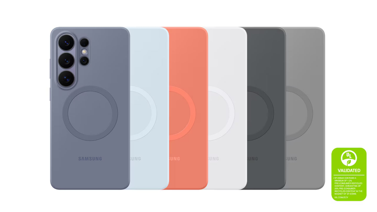 قاب گوشی سیلیکونی مگ سیف اورجینال سامسونگ مدل Silicone Case مناسب Samsung Galaxy S26 Ultra