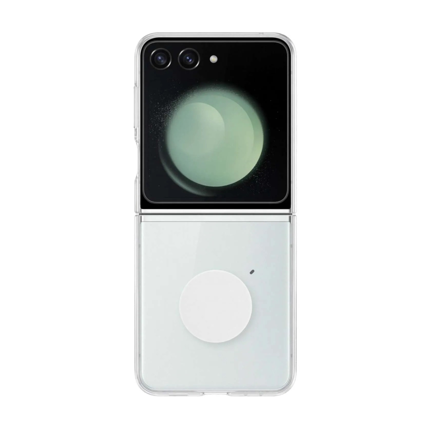 کاور شفاف هولدردار اورجینال سامسونگ مدل Clear Gadget Case مناسب برای Samsung Galaxy Z Flip 5