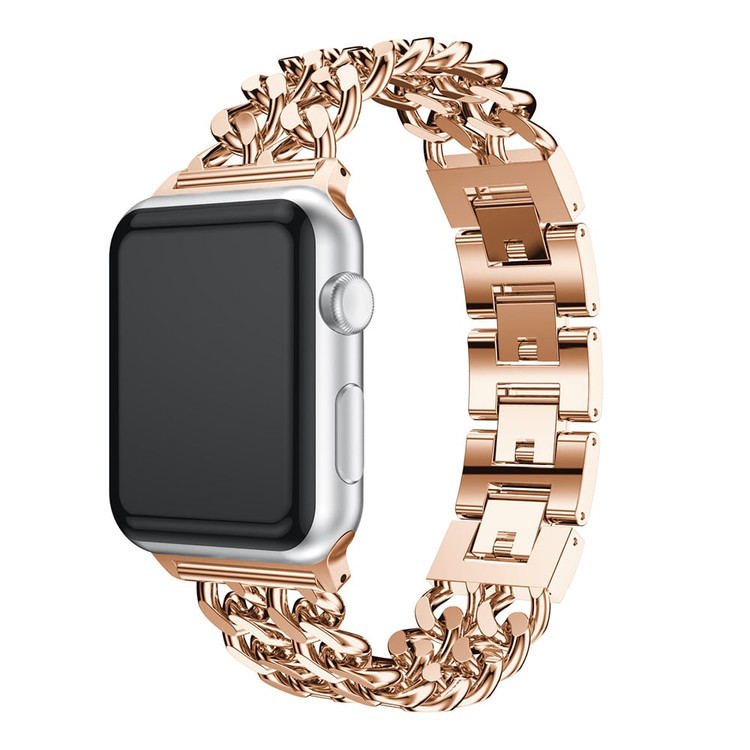 بند کارتیر زنجیری مدل Cartier 2R مناسب برای اپل واچ های سری Apple Watch 1 / 2 / 3 / 4 / 5 / 6 / 7 / 8 / 9 / 10 / 11 / SE / Ultra