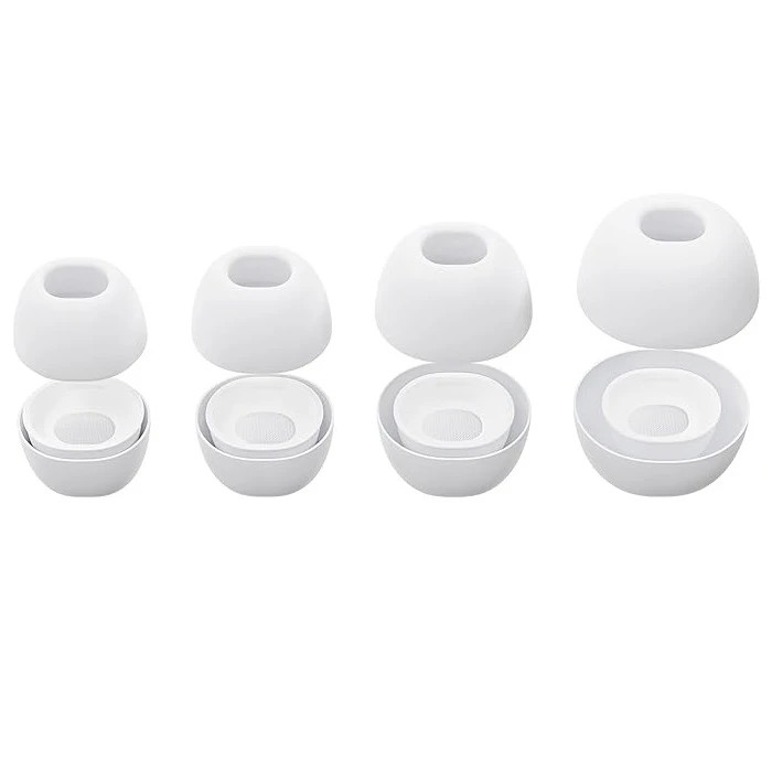 سری هندزفری اورجینال ایرپاد پرو و پرو 2 مدل EchoPods پک 8 عددی سایز XS , S , M , L