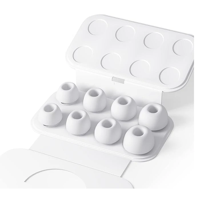 سری هندزفری اورجینال ایرپاد پرو و پرو 2 مدل EchoPods پک 8 عددی سایز   XS , S , M , L