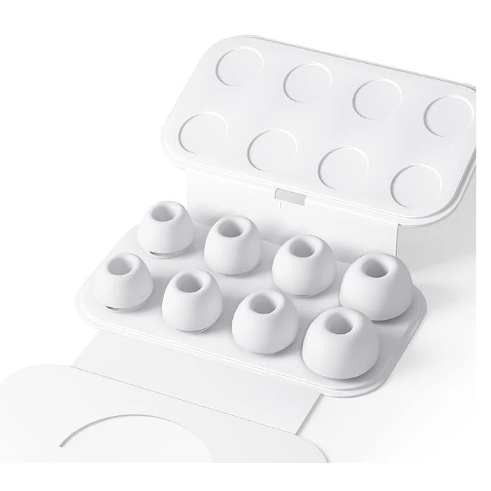 سری هندزفری اورجینال ایرپاد پرو و پرو 2 مدل EchoPods پک 8 عددی سایز XS , S , M , L