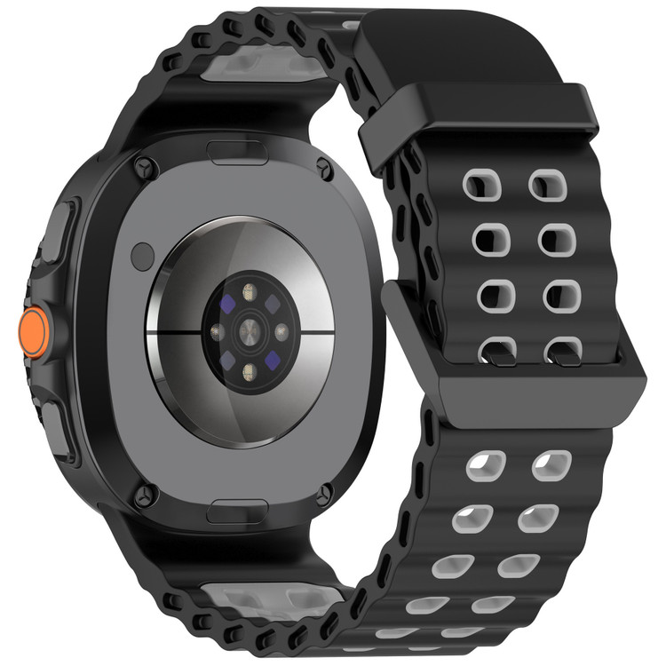 بند سیلیکونی مدل Marine مناسب برای ساعت های هوشمند سامسونگ Galaxy Watch 8 Ultra / Galaxy Watch 7 Ultra