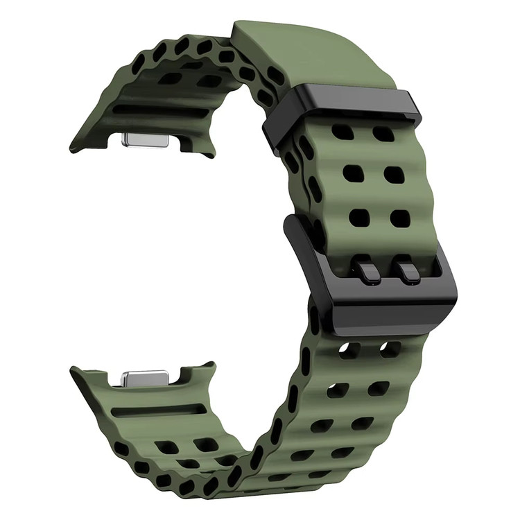 بند سیلیکونی مدل Marine Band مناسب برای ساعت های هوشمند سامسونگ Galaxy Watch 8 Ultra / Galaxy Watch 7 Ultra