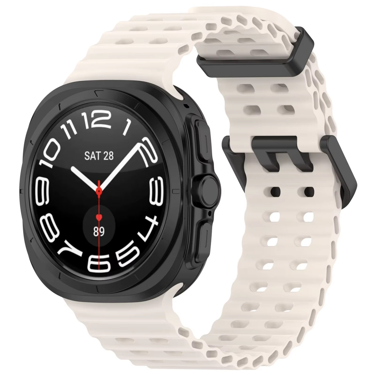 بند سیلیکونی مدل Marine Band مناسب برای ساعت های هوشمند سامسونگ  Galaxy Watch 8 Ultra / Galaxy Watch 7 Ultra