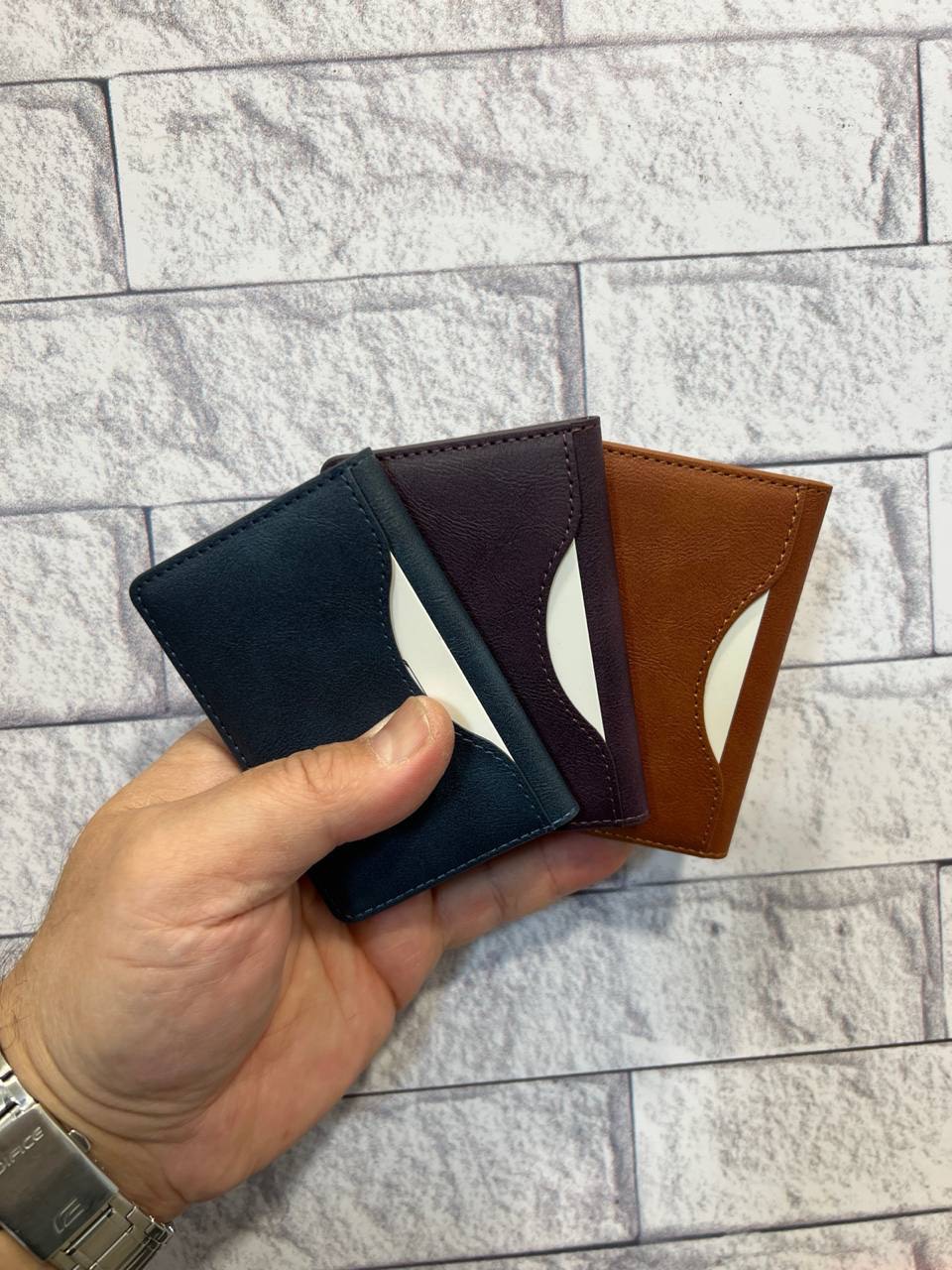 ولت چرمی مدل کتابی سری LEATHER WALLET  BOOK DESIGN