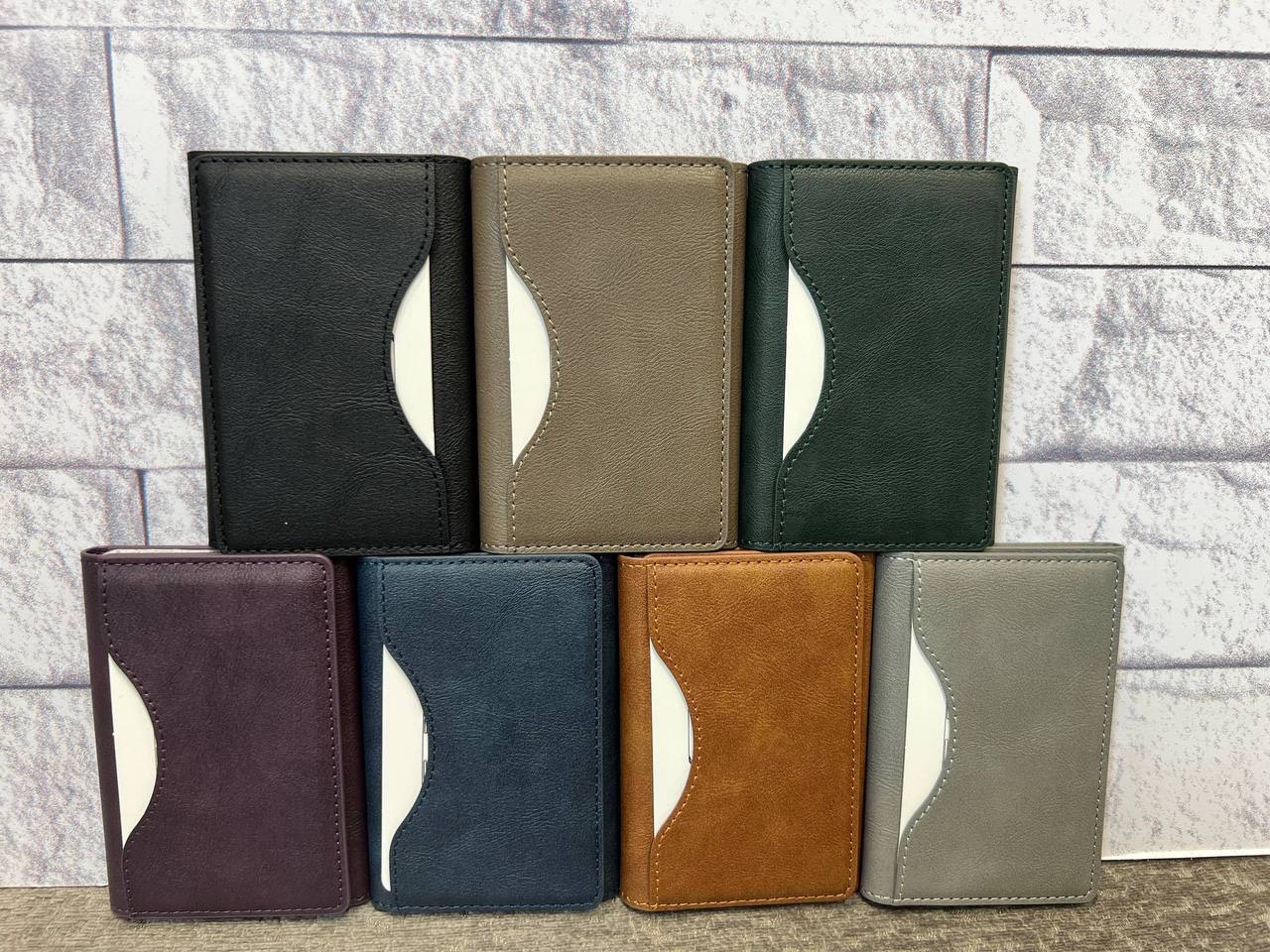 ولت چرمی مدل کتابی ( ۳ تیکه )  سری LEATHER WALLET