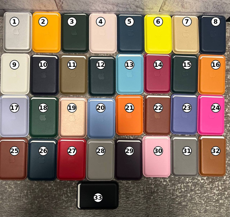 ولت دو دور چرمی مگ سیف اپل مدل Magnetic Bifold Wallet مناسب آیفون