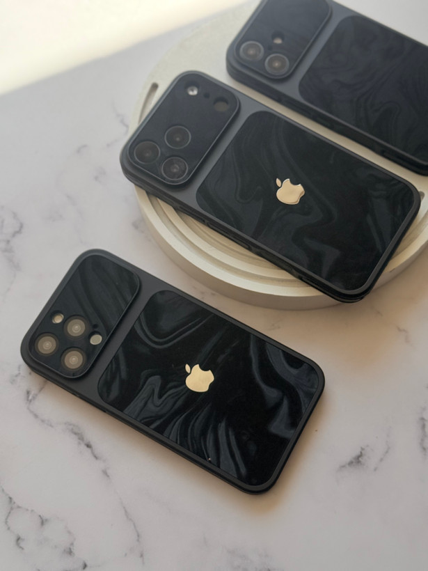 قاب آیفون ماربل لنز مخملی Marble Lens Velvet Case