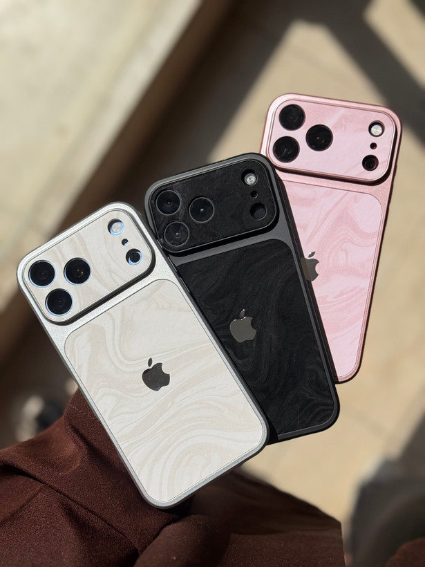 قاب آیفون ماربل لنز مخملی Marble Lens Velvet Case