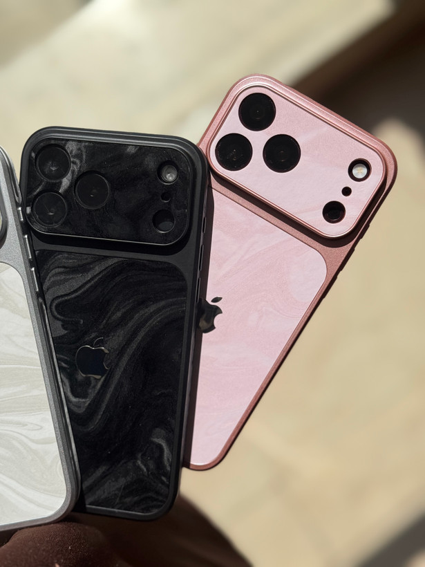 قاب آیفون ماربل لنز مخملی Marble Lens Velvet Case
