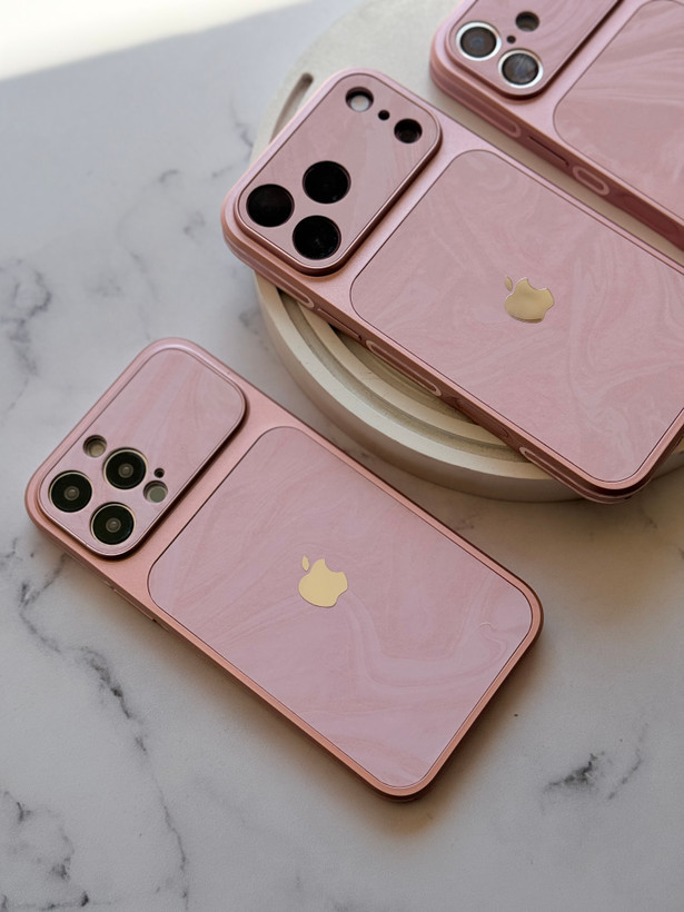 قاب آیفون ماربل لنز مخملی Marble Lens Velvet Case