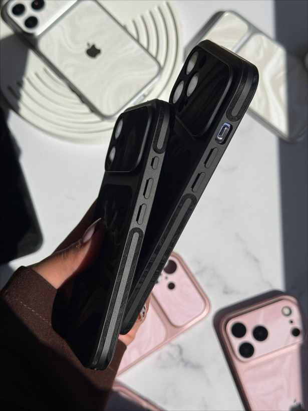 قاب آیفون ماربل لنز مخملی Marble Lens Velvet Case
