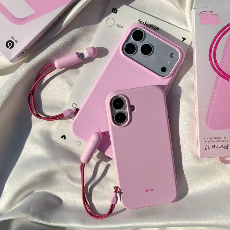 قاب محافظ آویز دار آیفون مدل Beats Kickstand Case + Lanyard