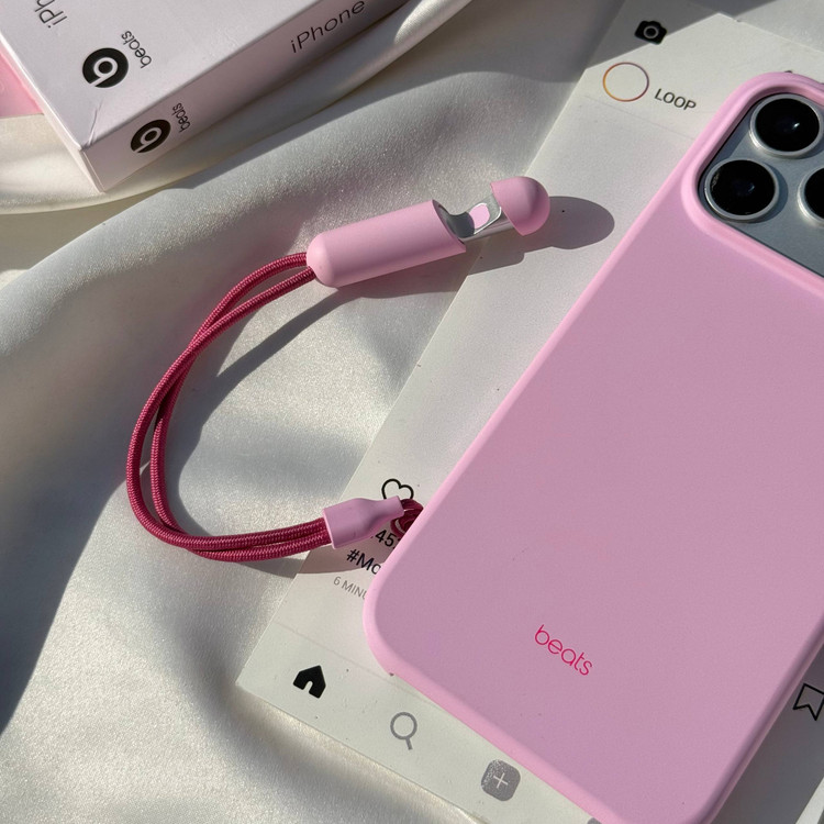 قاب محافظ آویز دار آیفون مدل Beats Kickstand Case + Lanyard