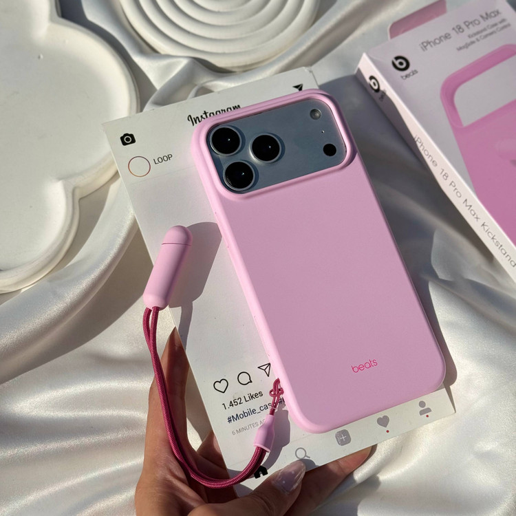 قاب محافظ آویز دار آیفون مدل Beats Kickstand Case + Lanyard