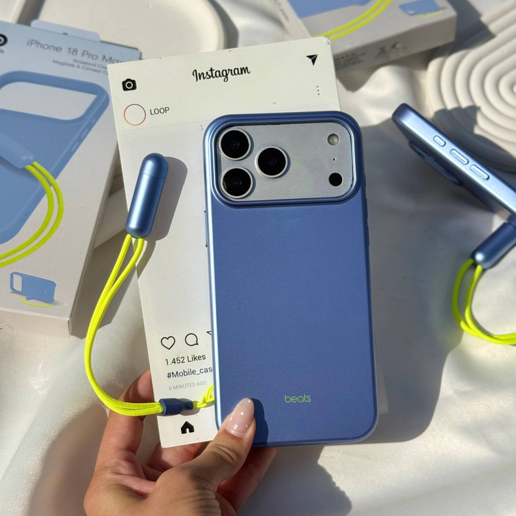 قاب محافظ آویز دار آیفون مدل Beats Kickstand Case + Lanyard