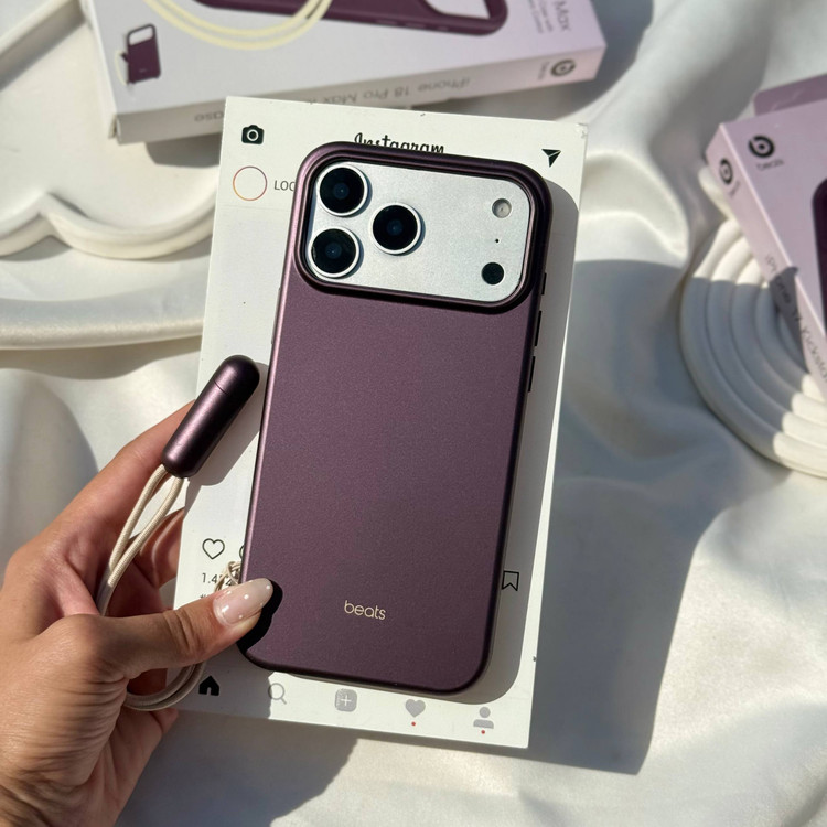 قاب محافظ آویز دار آیفون مدل Beats Kickstand Case + Lanyard