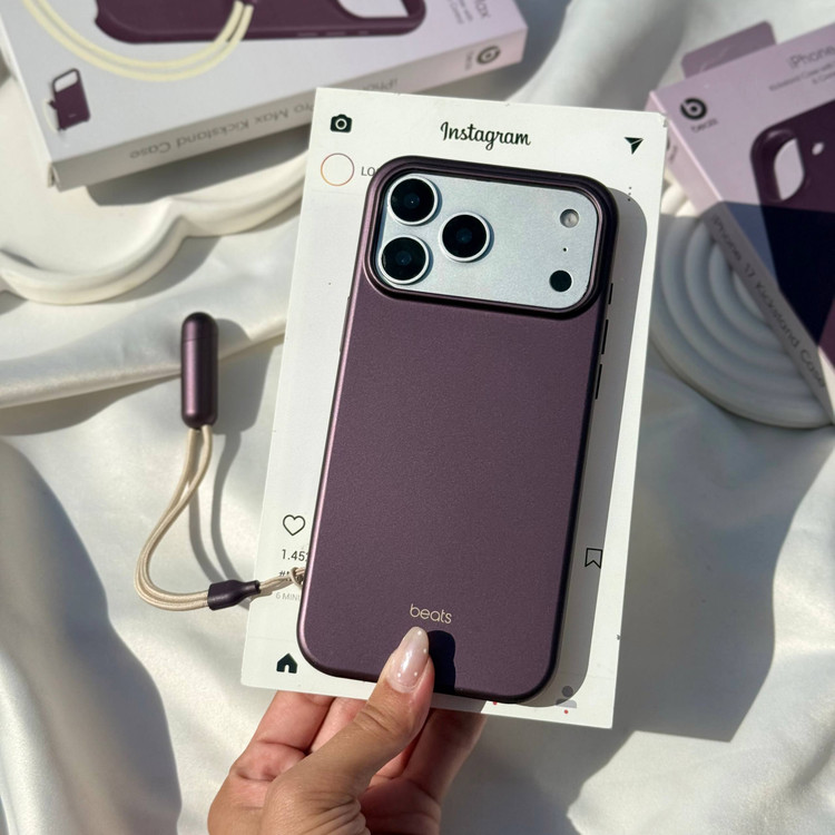 قاب محافظ آویز دار آیفون مدل Beats Kickstand Case + Lanyard